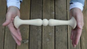Tai Chi Ruler held correctly